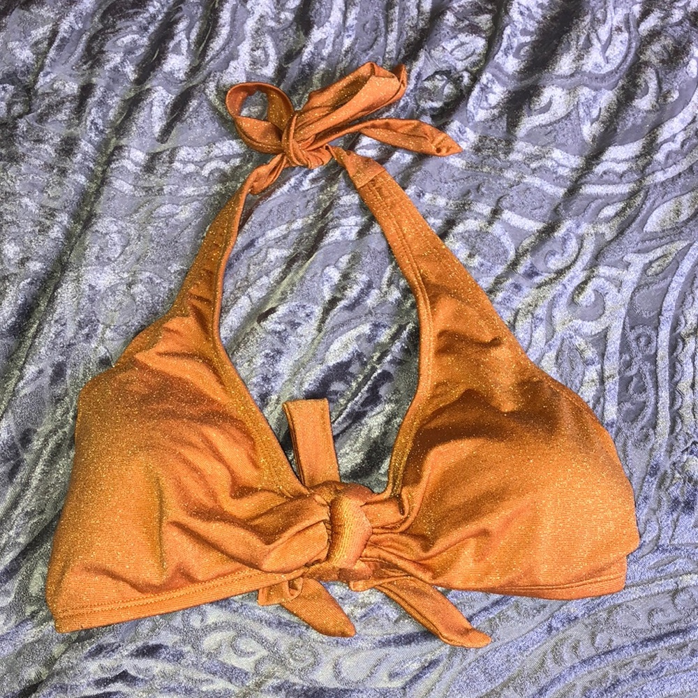 Sparkly bikini top padded